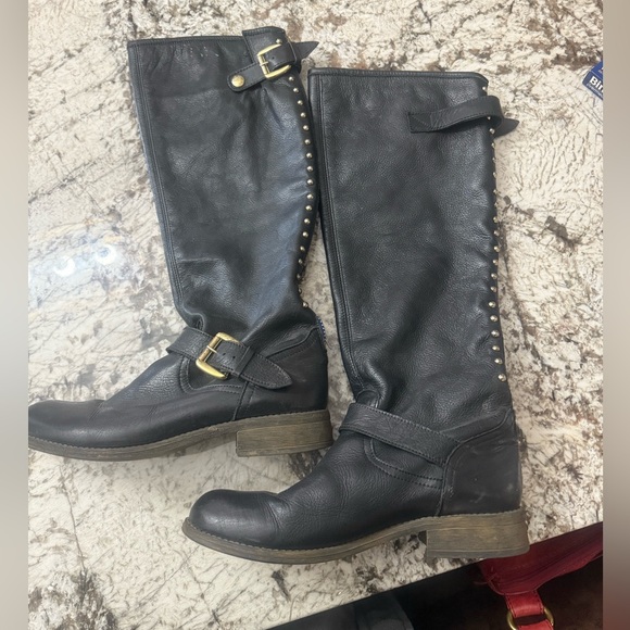 Steve Madden leather boots 👢 - Picture 1 of 7